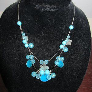 ladies turquoise 22" Necklace